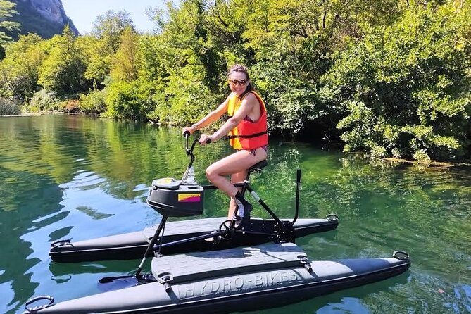 1 st Waterbike Safari in the World - Swim Stops and the Zip Wire Overhead