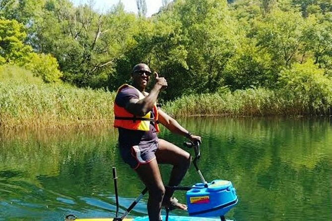 1 st Waterbike Safari in the World - The Return Leg: Fun With a Real Workout Side