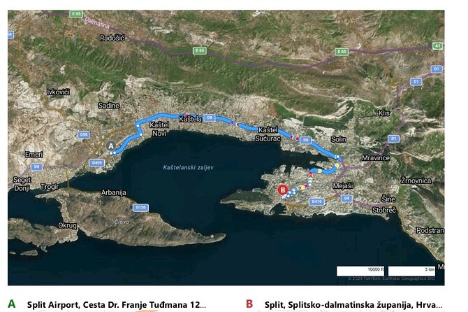 Airport Split: Private Transfer to Split - Flight-Delay Friendly With Live Monitoring