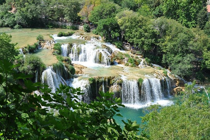 All inclusive luxury Krka waterfalls trip from Split or Trogir. - Roski Slap: quick waterfall drama with an old mill
