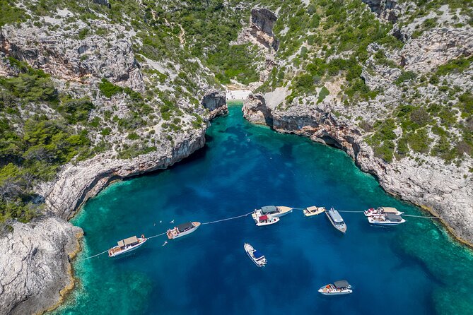 Blue Cave and Hvar 5 Islands speedboat tour | from Split&Trogir - Stop 4: Budikovac Island and the Blue Lagoon-Style Bay (1h 30m)
