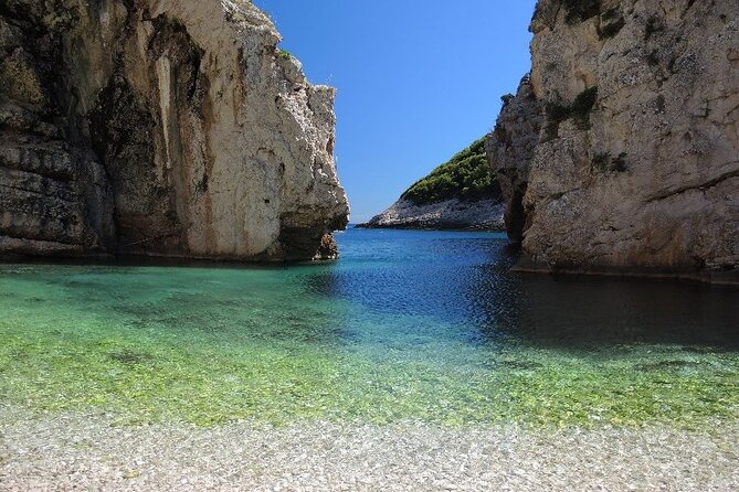 Blue Cave our Way - private 6 island tour - Hvar split into two moments: lunch time and then Sun City walking