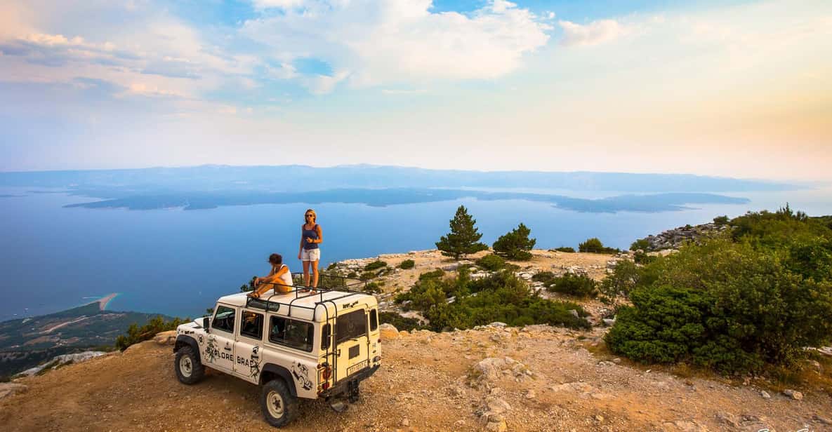 Brač: Island Exploration Tour by Four-Wheel Drive Jeep - Vidova Gora: Brač’s Highest Point and the Big-View Finish
