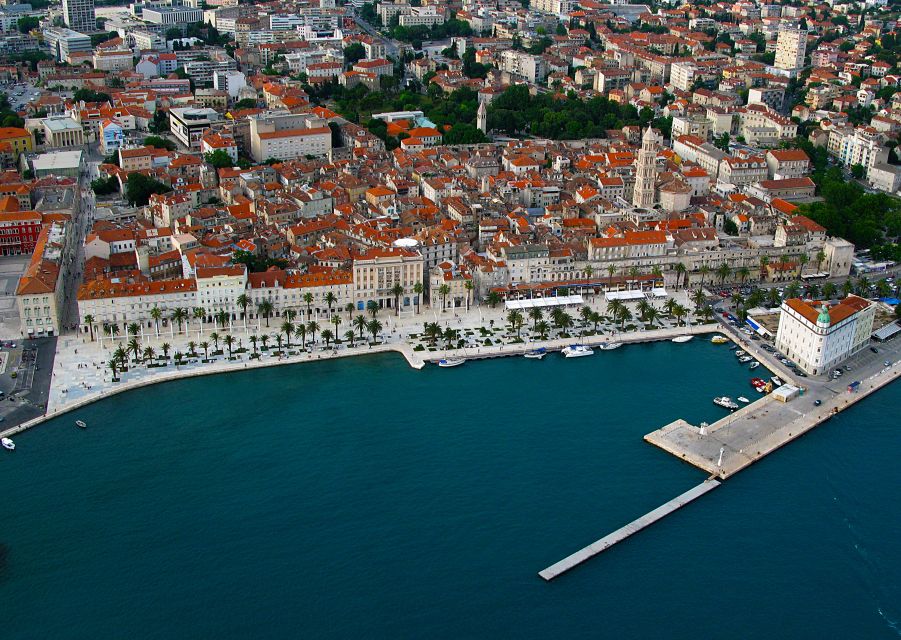 From Brač: Panoramic Flight over Brač, Hvar, Šolta, & Split - Hvar Island Views: Vrboska, Jelsa, Starigrad, and the Details at Tvrdalj