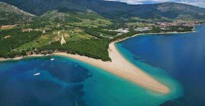 From Brač: Panoramic Flight over Brač, Hvar, Šolta, & Split - Brač Airport to Zlatni rat near Bol: The Quick “Pin Drop” Moment