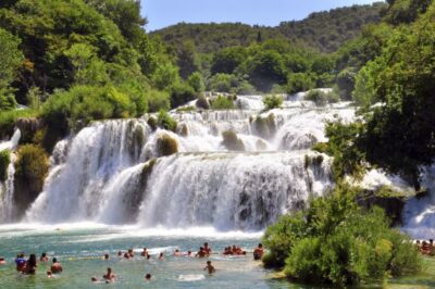 From Omiš: Krka Waterfalls and Trogir Small Group Tour - From Omiš to Skradin: Early Pickup, Air-Conditioned Comfort, Real Timing