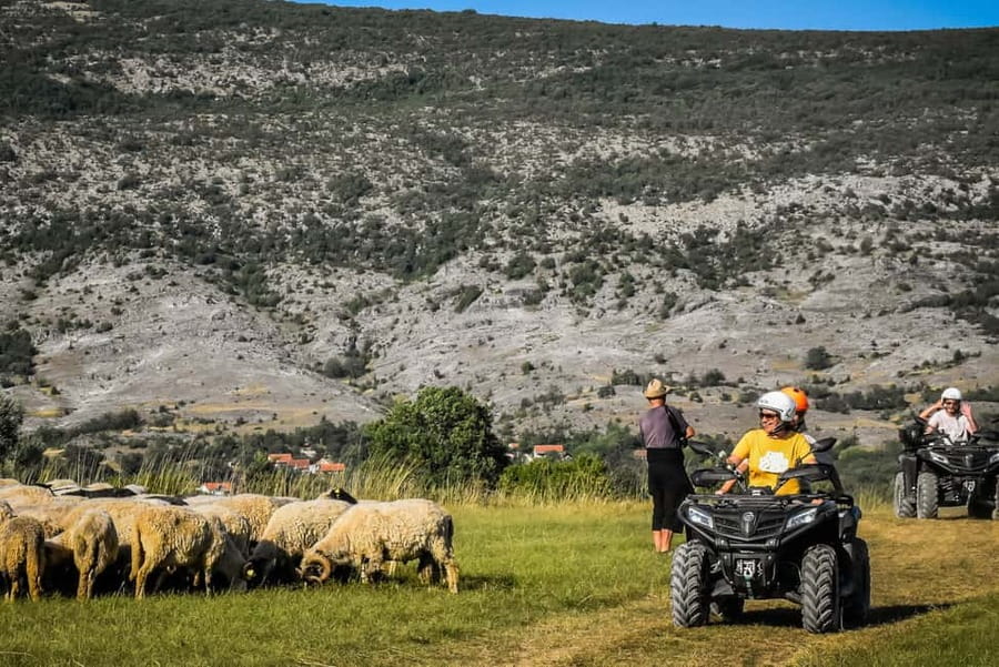 From Split: ATV Dinara Mountain Tour with Picnic - Cetina River Fields: Photo Breaks and the Swim Stop