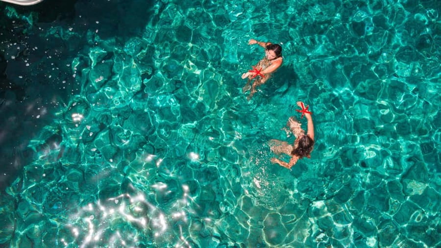From Split: Blue Cave & 5 Islands Amazing Speedboat Tour - Pakleni Islands views and the last swim stop before returning