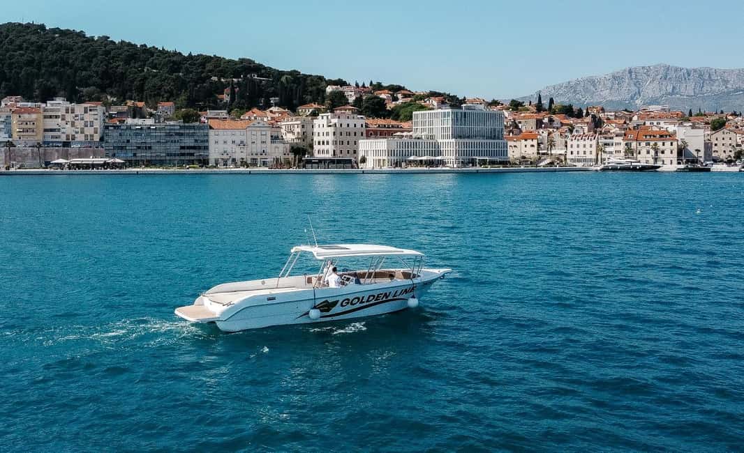 From Split: Blue Lagoon and 3 Island Boat Tour - Šolta and Maslinica on your lunch clock