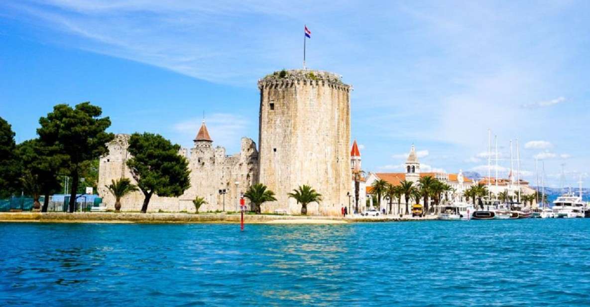 From Split: Blue Lagoon, Šolta, and Trogir Speedboat Tour - The Semi-Submarine Area Meet-Up and the Boat Ride Setup