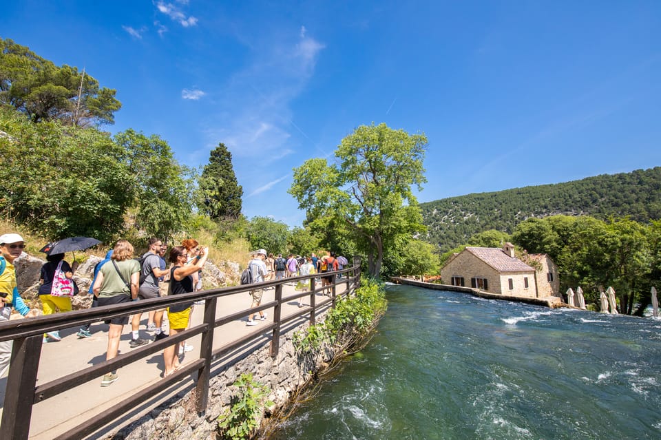 From Split: Krka Waterfalls day tour & wine tasting - Skradin: wine tasting plus time to reset