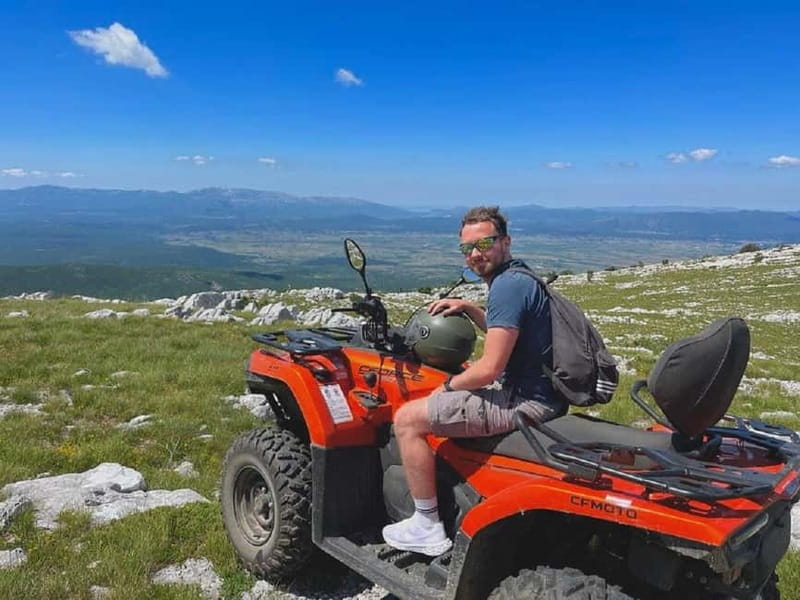 From Split: Off-Road Quad Safari Experience - Kamešnica mountain: pine trails and Adriatic views from off-road routes