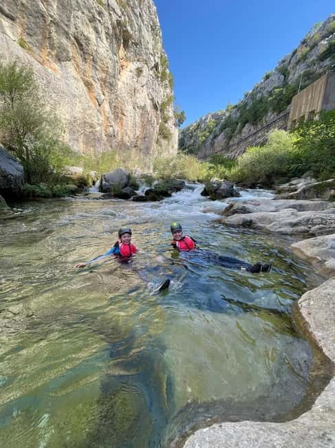 From Split/Omiš: Canyoning Cetina River + Free Photos/Video - The Main Event: Crystal Water, Narrow Passages, and a 50m Waterfall