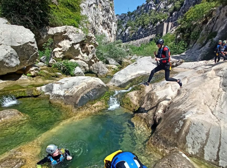 From Split/Omiš: Canyoning Cetina River + Free Photos/Video - Stop-by-Stop Breakdown: What Each Phase Actually Does for You