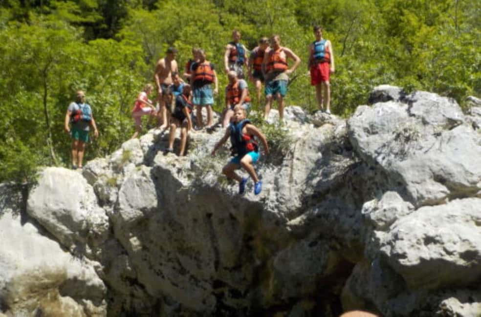 From Split or Trogir: Cetina River Rafting with Transfer - Group size, boats, and the paddling vibe