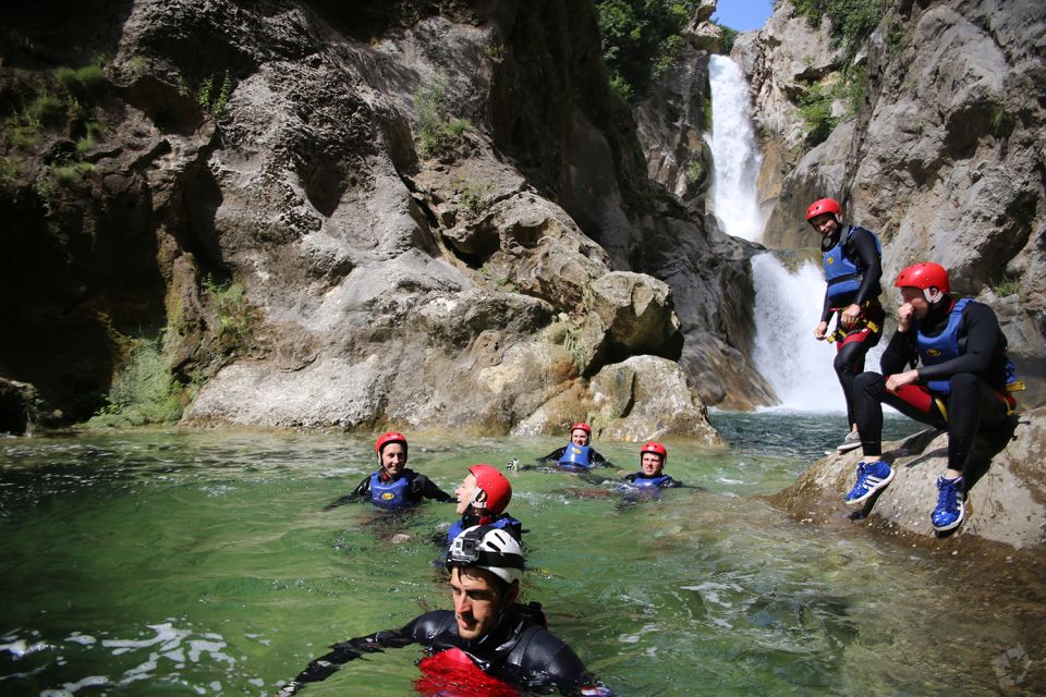 From Split or Zadvarje: Extreme Canyoning on Cetina River - The Gubavica waterfall rope lowering: the main event