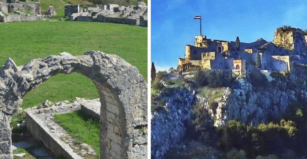 From Split: Private Salona and Fortress of Klis Tour - Salona Amphitheatre: Learning to Read Roman Stones