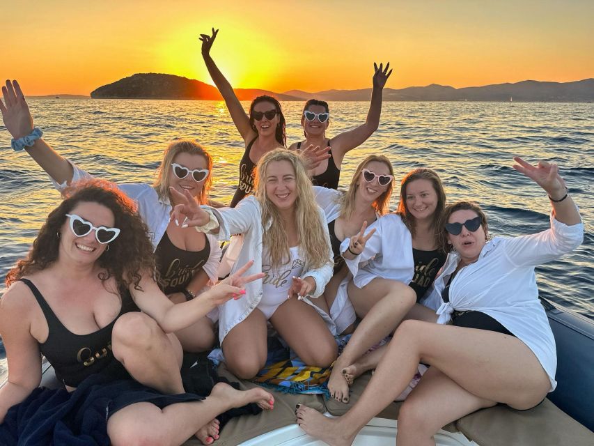 From Split: Private Sunset Boat Tour - The speedboat ride: quick, fun, and about to get loud (in a good way)
