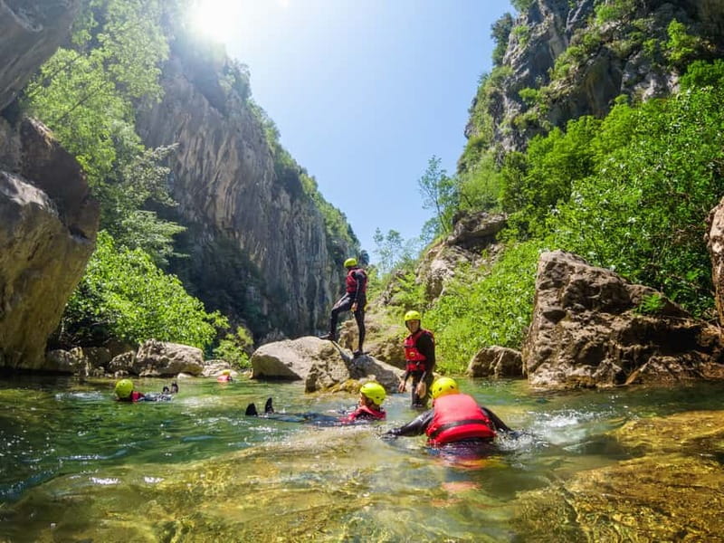 From Split/Šestanovac: Canyoning on Cetina River - It All Adds Up: How the Timing Works (4.5 to 6 Hours)