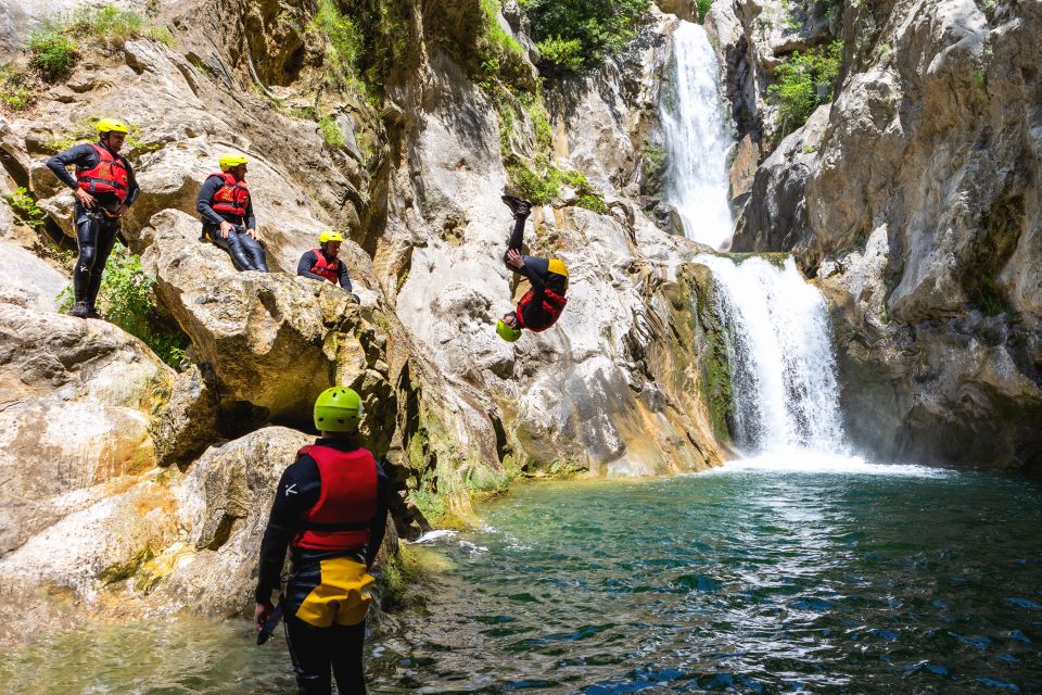 From Split/Šestanovac: Extreme Canyoning on Cetina River - Rock jumps, optional bigger moves, and rope-secured descents