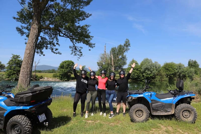 From Split: Three Rivers Quad Tour with Swimming and Lunch - Riding reality: private group pace, safety, and driver rules