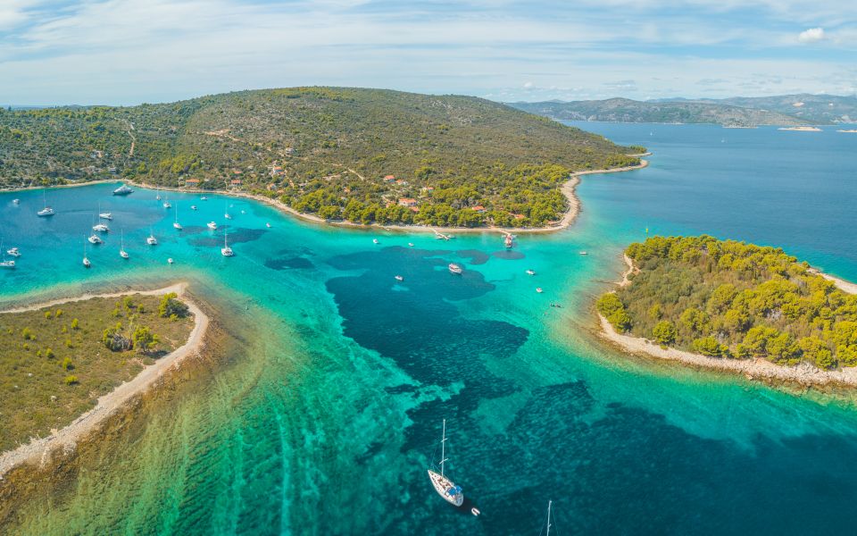 From Split: Trogir & Blue Lagoon Boat Tour with Snorkeling - Labadusa Beach and Ciovo Bay: where the view meets the break