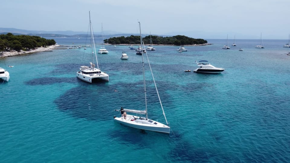 From Trogir Day sailing (private tour) - Drvenik Veliki (Veliki Porat): lunch options plus island swimming time
