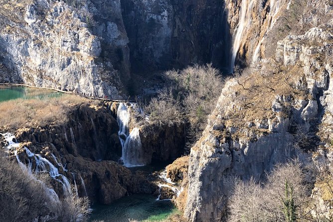 Full-Day Private Plitvice Lakes National Park roundtrip transfer from Split - When rain changes the plan inside Plitvice