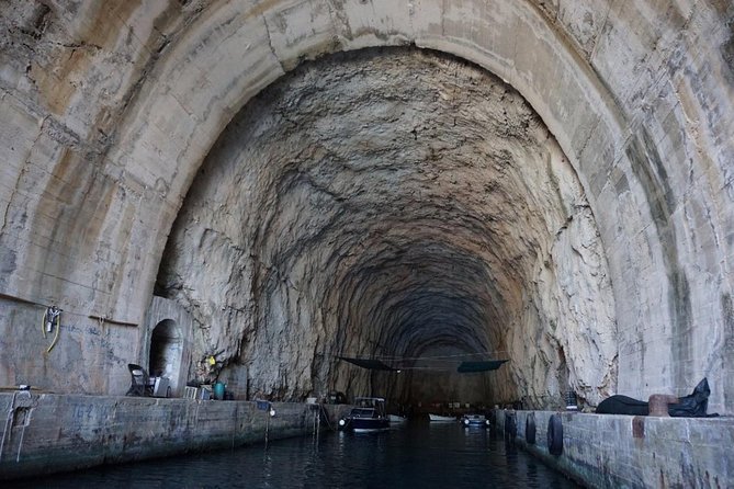Hvar Pakleni islands and Secrets of Brac and Solta private tour - Stop 3: Uvala Smrka navy tunnels and the Tarzan rope swing