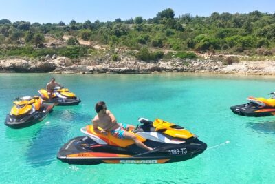 Jet Ski Safari - PREMIUM - The route: Trogir → Drvenik → Blue Lagon → Maslinica (Šolta) → Split → Slatine → Trogir