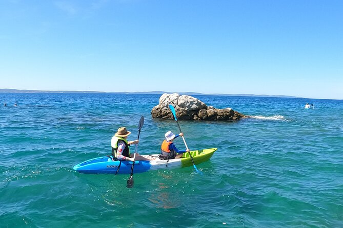 Kayak Adventure in Split - Back to the Adriatic: Islands, Stobreč Cliffs, and the Swim Moment