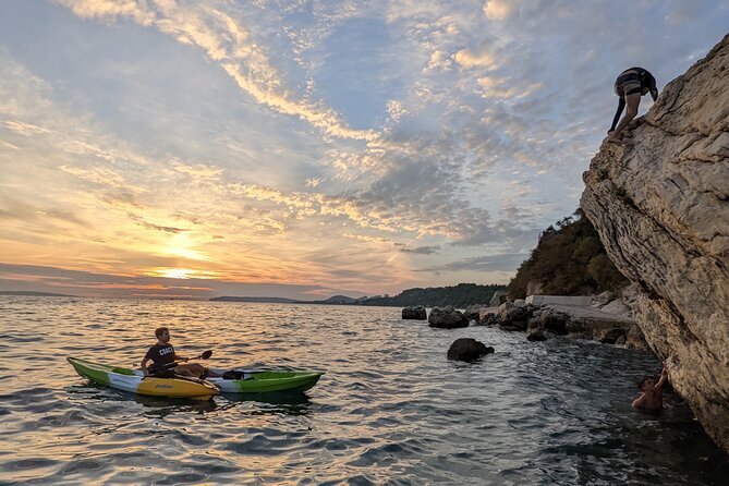 Kayak Sunset Tour In Split - Swimming and cliff jumping: optional fun, not a theme park