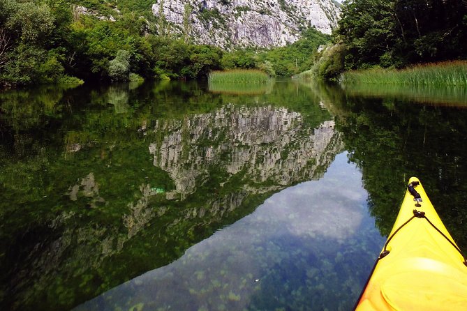 Kayaking and Snorkeling in Omiš - The river meets the sea: switching from paddle to snorkel
