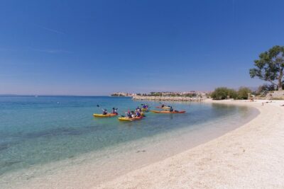 Kayaking in the Adriatic Sea with Snorkeling from Podstrana - Stobrec Limestone Cliffs, Traditional Houses, and the 6-Meter Jump Option