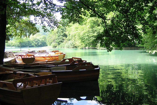 National Park Plitvice Lakes from Split - In-park transport breaks: bus ride plus a boat crossing