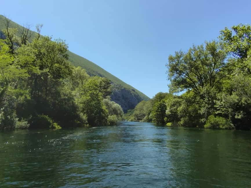 Omiš, Croatia: Cetina River Glassboat Cruise And Beer Garden - Omiš Meeting Point: Start Near Mirabella Fortress
