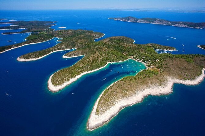Private Blue Cave Tour from Split, Brač, Trogir and Hvar - Budikovac Island (Blue Lagoon): snorkel gear included, swim-friendly water