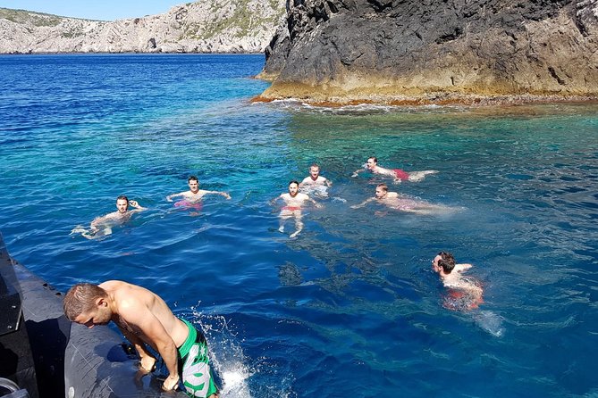Private Blue Lagoon and 3 islands Tour from Trogir and Split - Maslinica Beach stop for a short swim before lunch
