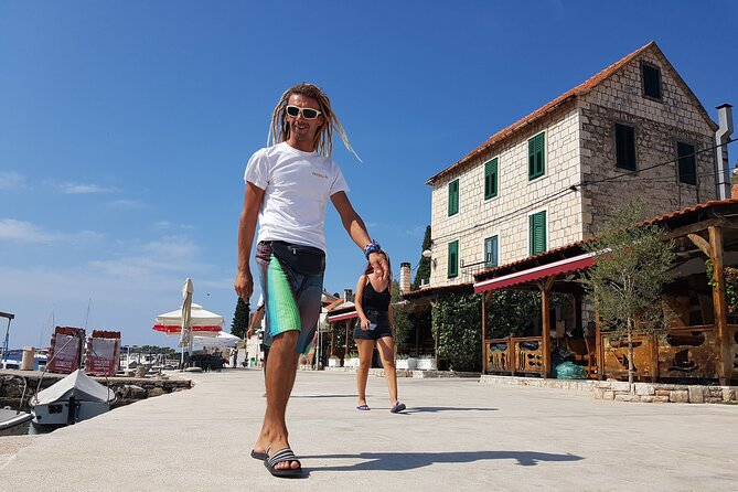 Private Blue Lagoon and Hidden Bays tour from Split & Brac for 12 - Marchi Castle and the seaside town feel