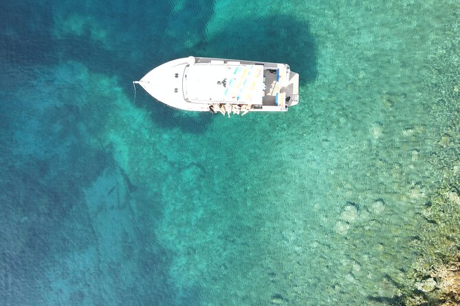 Private Blue Lagoon and Hidden Bays tour from Split & Brac for 12 - Blue Lagoon at Krknjasi Bay: the main swim-and-camera stop