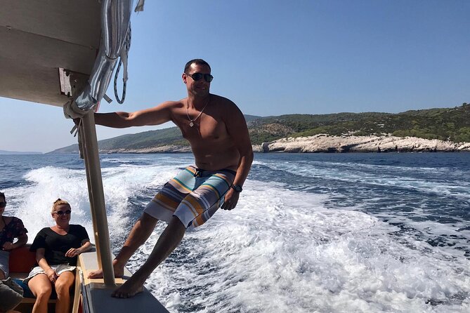 Private Blue Lagoon and UNESCO town Trogir 5h Boat Tour for 12 - Krknjasi Bay Blue Lagoon: 90 Minutes of Swim Time (Snorkel Included)
