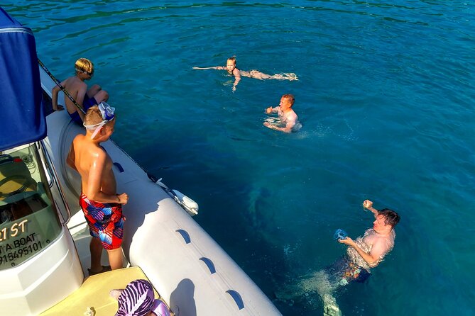 Private boat tour to Blue Lagoon & 4 Islands - Vela Rina: natural cove swimming and snorkel-friendly time