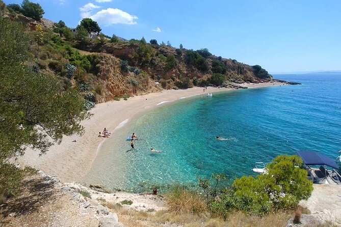 Private Boat Tour to Brac and Solta islands: Non-Touristy Itinerary - Uvala Smrka: a quiet stop with Yugoslav-era history