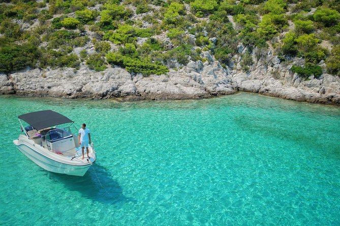 Private Full-Day Croatian Islands Boat Tour from Trogir - Necujam and the shipwreck snorkel finale