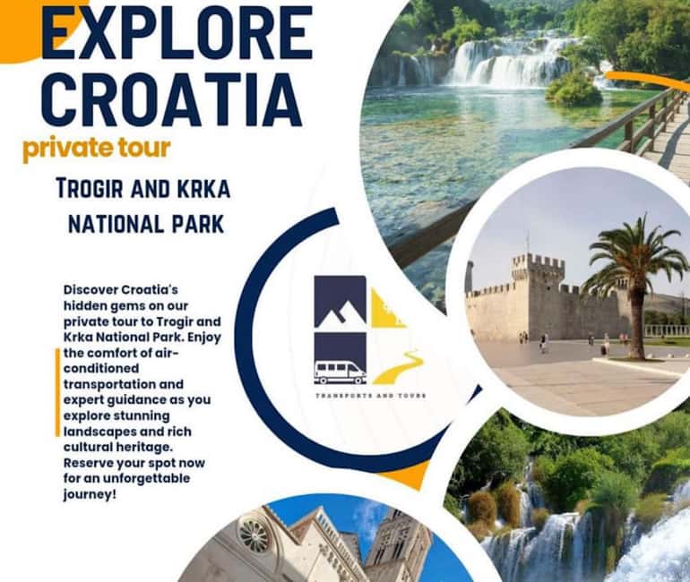 Private tour from Split area: Trogir and Krka National Park - Private van time from Split: how the pickup shapes the day