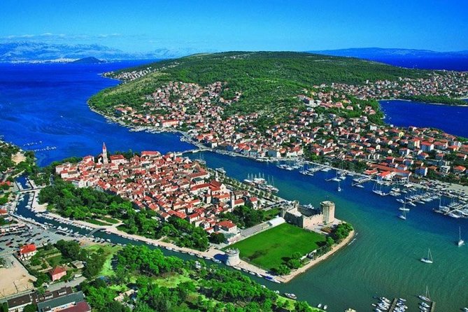 Private tour Krka waterfalls and Trogir town - Skradin stop: short town time and a boat ride to start the Krka experience