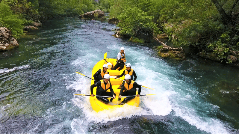 Rafting on the Cetina river - Briefing, gear, and wet-suit extras for cooler days