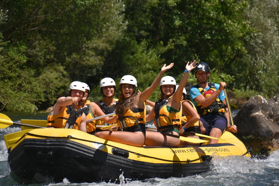 Rafting on the Cetina river - Price and value at about $53 per person