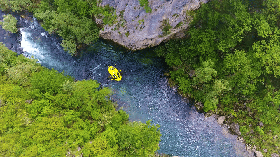 Rafting on the Cetina river - Getting to the river: that curvy van ride is part of the day