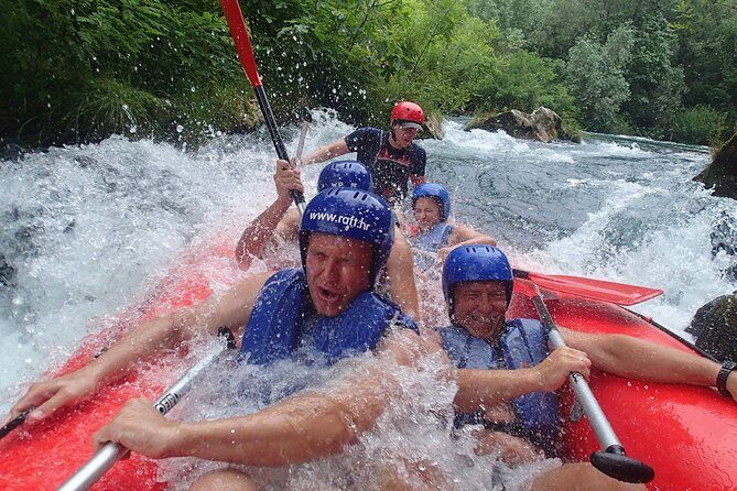 Rafting on the River Cetina from Omis Croatia - The swim and rock-jump breaks: how to enjoy them (and not regret them)